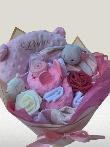 bouquet naissance personnalisé
