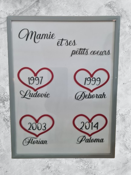 cadre personnalisé fetes