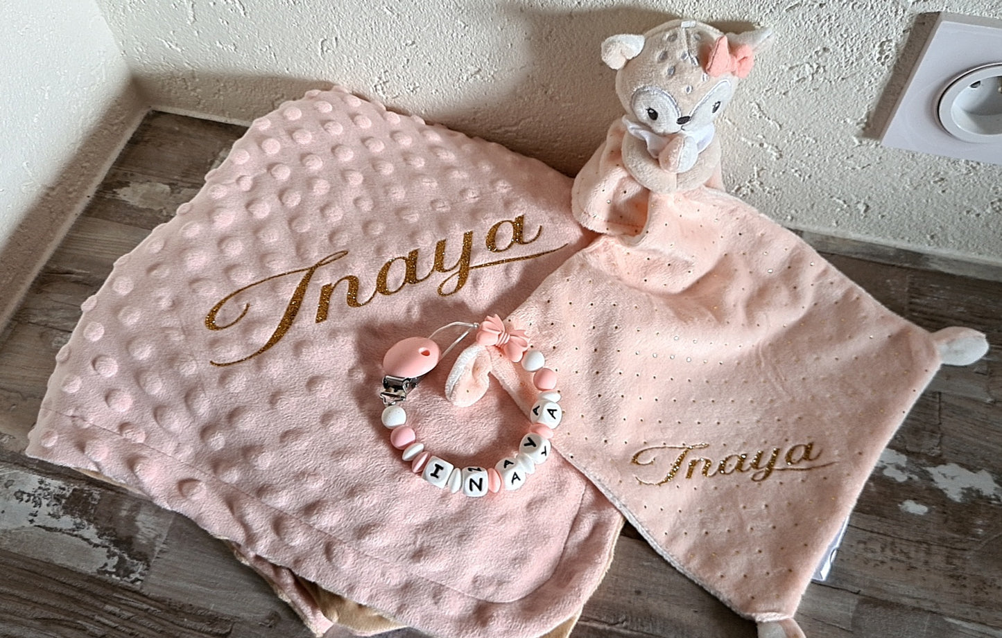 personnalisation doudou couverture