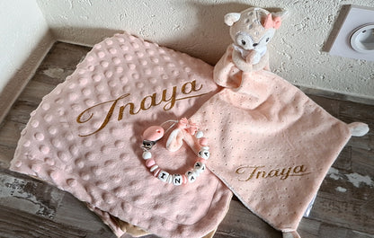 personnalisation doudou couverture