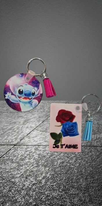 Porte cle personnalisé sublimer